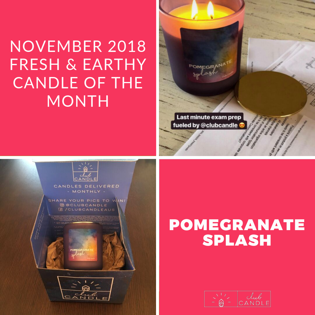 Candle of the Month – Pomegranate Splash