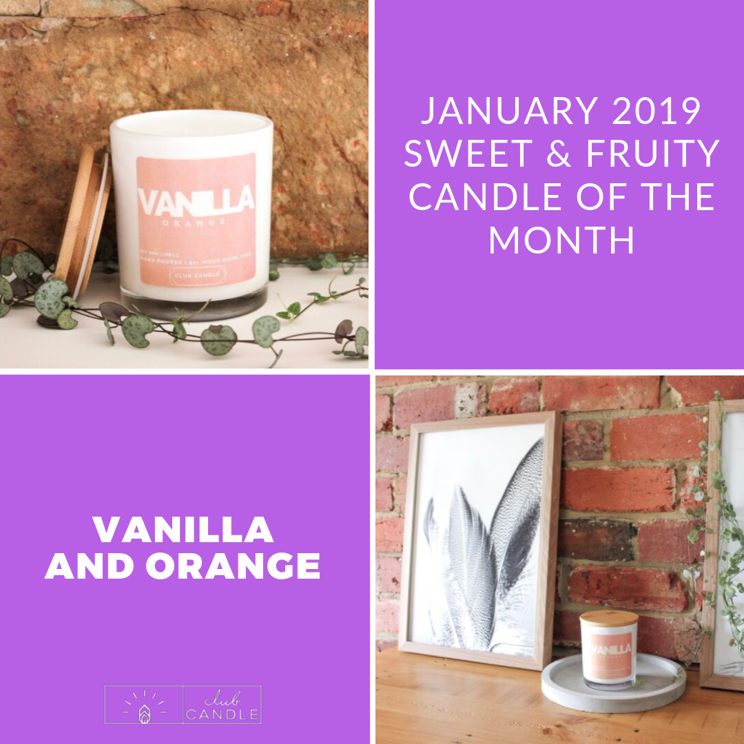 Candle of the Month – Vanilla and Orange